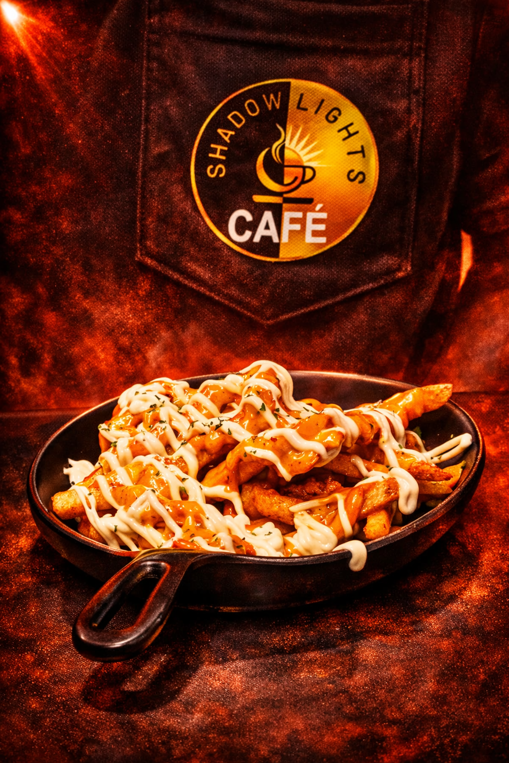 Shadow Lights Cafe loaded fries