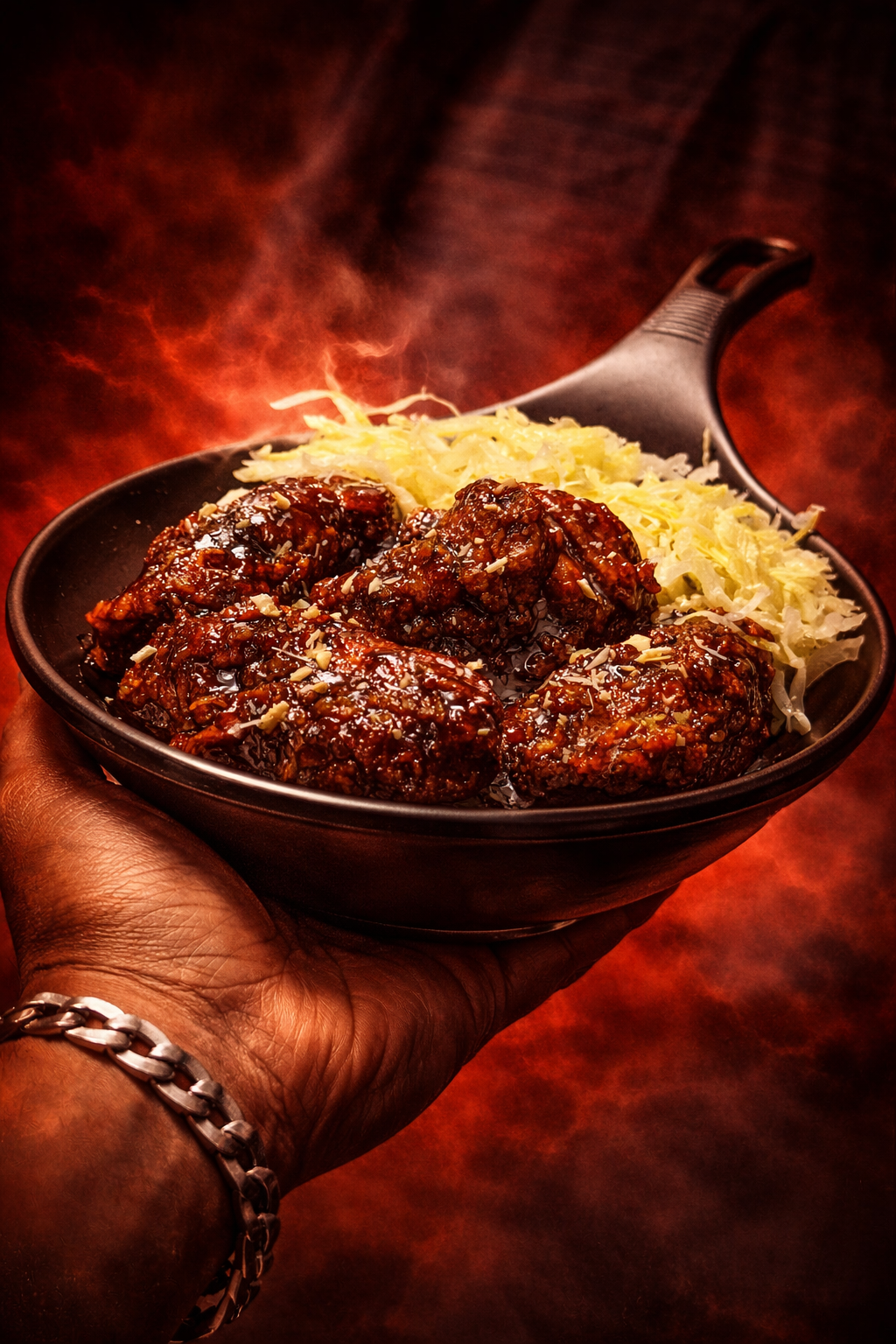 Shadow Lights Cafe spicy chicken wings